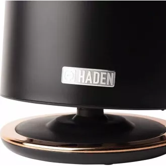 Haden HAD206565 rýchlovarná kanvica, 1, 7 l / 6 šálok, filter vodného kameňa, nerezová oceľ, 3000 W, čierna