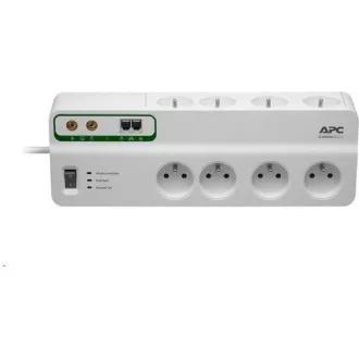 APC Performance SurgeArrest 8 outlets with Phone & Coax Protection 230V Francúzsko, 2.7m APC Performance SurgeArrest 8 outlets with Phone & Coax Protection 230V Francúzsko, 2.7m