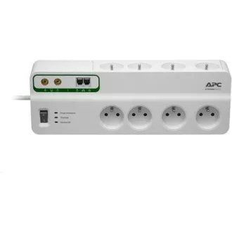 APC Performance SurgeArrest 8 outlets with Phone & Coax Protection 230V Francúzsko, 2.7m APC Performance SurgeArrest 8 outlets with Phone & Coax Protection 230V Francúzsko, 2.7m