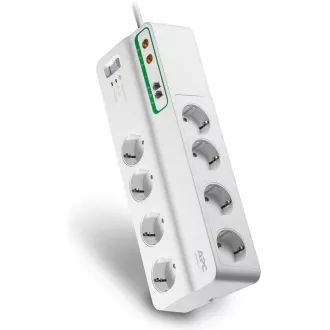 APC Performance SurgeArrest 8 outlets with Phone & Coax Protection 230V Francúzsko, 2.7m APC Performance SurgeArrest 8 outlets with Phone & Coax Protection 230V Francúzsko, 2.7m