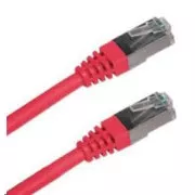 XtendLan patch kábel Cat6A, SFTP, LS0H - 0, 5m, červený (predaj po 10 ks)