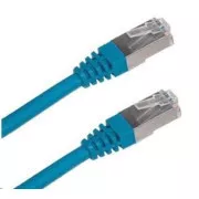 XtendLan patch kábel Cat6A, SFTP, LS0H - 0,5m, modrý (predaj po 10 ks)