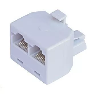 Rozdvojka RJ45, 1x8p8c/2x8p8c - telefónne