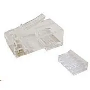 Solarix Konektor RJ45 CAT6 UTP 8p8c netienený skladaný na lícne / 100 ks KRJ45/6