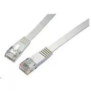 Solarix Patch kábel plochý CAT6 UTP LSOH 0, 5m šedý non-snag-proof C6-111GY-0, 5MB