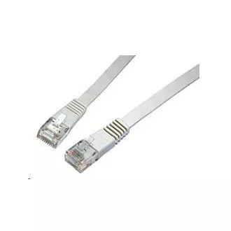 Solarix Patch kábel plochý CAT6 UTP LSOH 0, 5m šedý non-snag-proof C6-111GY-0, 5MB Solarix Patch kábel plochý CAT6 UTP LSOH 0, 5m šedý non-snag-proof C6-111GY-0, 5MB