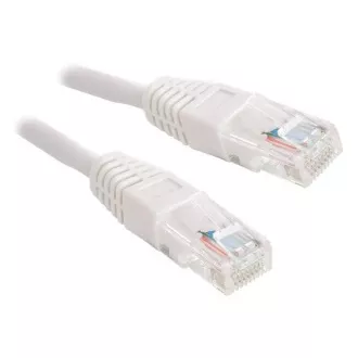 XtendLan patch kábel Cat5E, UTP - 0, 5m, biely (predaj po 10 ks)