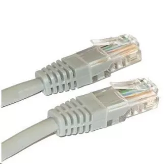 XtendLan patch kábel Cat6, UTP - 0, 10m, sivý (predaj po 10 ks)