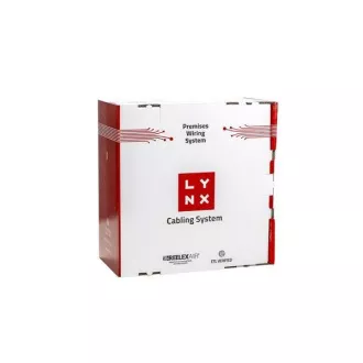 FTP kábel LYNX REELEX AIR, Cat5E, drôt, PVC, Eca, sivý, 305m