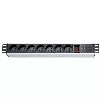 19" rozvodný panel XtendLan 5x230V, 2xIEC320-C13, ČSN, vypínač, indikátor napätia, nadprúdová ochrana, kábel 1, 8m, 1, 5U 19" rozvodný panel XtendLan 5x230V, 2xIEC320-C13, ČSN, vypínač, indikátor napätia, nadprúdová ochrana, kábel 1, 8m, 1, 5U