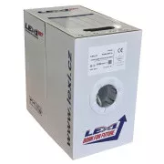 UTP kábel LEXI-Net Cat5E, drôt, PVC, biely, 305m, box