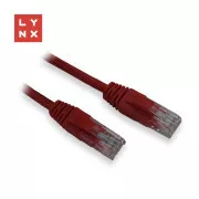 LYNX UTP patch kábel Cat5e, PVC, CCA, 5m, červený
