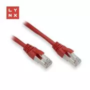 LYNX FTP patch kábel Cat5e PVC, CCA, 5m, červený
