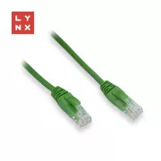 LYNX UTP patch kábel Cat5e, PVC, CCA, 7m, zelený