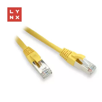 LYNX FTP patch kábel Cat5e PVC, CCA, 20m, žltý LYNX FTP patch kábel Cat5e PVC, CCA, 20m, žltý