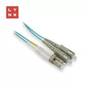 LYNX duplexný patch kábel MM, OM3, LC/SC, 50/125µm, 3m