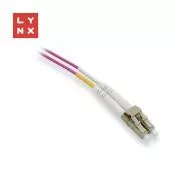 LYNX duplexný patch kábel MM, OM4, LC/LC, 50/125µm, 15m