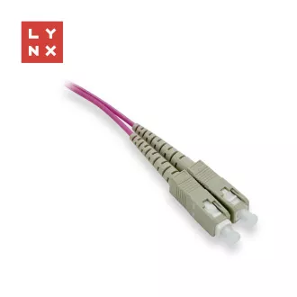 LYNX duplexný patch kábel MM, OM4, SC/SC, 50/125µm, 10m