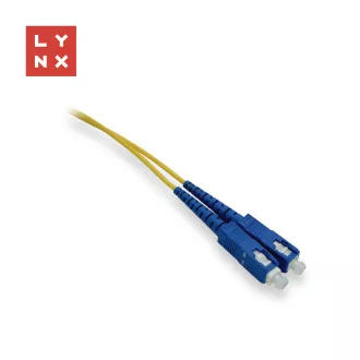 LYNX duplexný patch kábel SM, OS2, SC/SC, 9/125µm, 5m