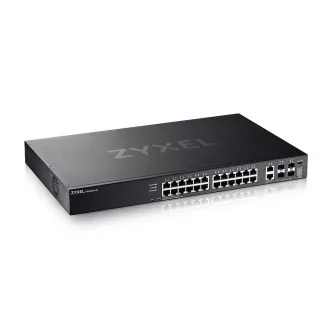 Zyxel XGS2220-30, L3 Access Switch, 24x1G RJ45 2x10mg RJ45, 4x10G SFP+ Uplink, incl. 1 yr NebulaFlex Pro