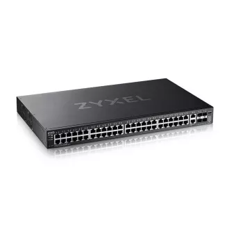 Zyxel XGS2220-54, L3 Access Switch, 48x1G RJ45 2x10mg RJ45, 4x10G SFP+ Uplink, incl. 1 yr NebulaFlex Pro