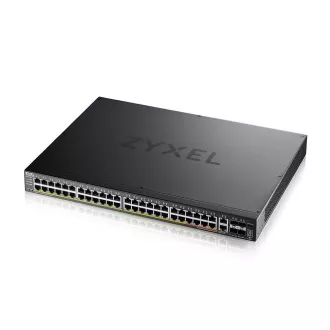 Zyxel XGS2220-54HP, L3 Access Switch, 600W PoE, 40xPoE+/10xPoE++, 48x1G RJ45 2x10mG RJ45, 4x10G SFP+ Uplink, incl.