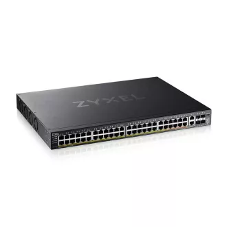 Zyxel XGS2220-54HP, L3 Access Switch, 600W PoE, 40xPoE+/10xPoE++, 48x1G RJ45 2x10mG RJ45, 4x10G SFP+ Uplink, incl.