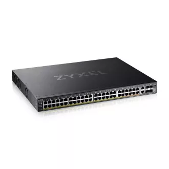 Zyxel XGS2220-54FP, L3 Access Switch, 960W PoE, 40xPoE+/10xPoE++, 48x1G RJ45 2x10mG RJ45, 4x10G SFP+ Uplink, incl.