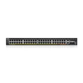 Zyxel XGS2220-54FP, L3 Access Switch, 960W PoE, 40xPoE+/10xPoE++, 48x1G RJ45 2x10mG RJ45, 4x10G SFP+ Uplink, incl.