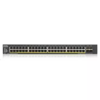 Zyxel XGS1935-52HP, 52 Port Lite-L3 Smart Managed PoE Switch, 48x Gigabit PoE a 4x 10G SFP+, hybridný mode