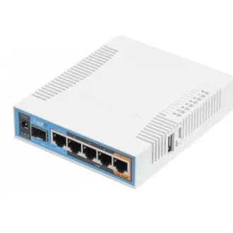MikroTik hAP ac, 720MHz CPU, 128MB RAM, 5x LAN, 2.4 + 5GHz, Wi-Fi 802.11b/g/n/ac, SFP slot, vr. L4 MikroTik hAP ac, 720MHz CPU, 128MB RAM, 5x LAN, 2.4 + 5GHz, Wi-Fi 802.11b/g/n/ac, SFP slot, vr. L4