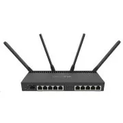 MikroTik RouterBOARDRB RB4011iGS+5HacQ2HnD-IN, 4-core 1.4GHz CPU, 1GB RAM, 10xLAN, 1x SFP+, Wi-Fi 2.4+5GHz (2033Mbps), L5