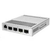 MikroTik Cloud Router Switch CRS305-1G-4S+IN, Dual Boot (SwitchOS, RouterOS), 800MHz, 512MB RAM, 4xSFP+, vr.