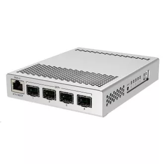 MikroTik Cloud Router Switch CRS305-1G-4S+IN, Dual Boot (SwitchOS, RouterOS), 800MHz, 512MB RAM, 4xSFP+, vr.