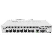MikroTik Cloud Router Switch CRS309-1G-8S+IN, 800MHz CPU, 512MB RAM, 1xLAN, 8xSFP+ slot, vr. L5 licencie