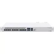 MikroTik Cloud Router Switch CRS312-4C + 8XG-RM, 650MHz CPU, 64MB, 1x GLAN, 8x10G, 4x10G Combo, slot, vr. L5