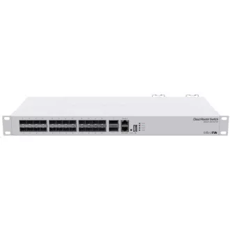 MikroTik Cloud Router Switch CRS326-24S + 2Q + RM, 650MHz CPU, 64MB, 1x10/100, 24x10G, 2x40G, USB vr. L5