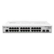 MikroTik Cloud Router Switch CRS326-24G-2S + IN, 800MHz CPU, 512MB RAM, 24xLAN, 2x SFP+, vr. L5 licencie