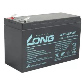 LONG batéria 12V 8, 5Ah F2 HighRate LongLife 9 rokov (WPL1235W)