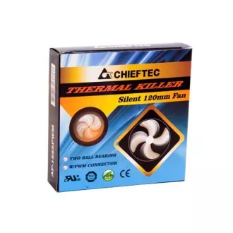 CHIEFTEC vetrák AF-1225PWM, 120x120x25 mm, 2-ball, PWM