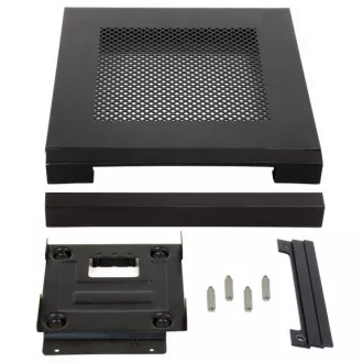 CHIEFTEC skriňa Compact Series/mini ITX, IX-03B, Black, Alu, 85W zdroj CDP-085ITX