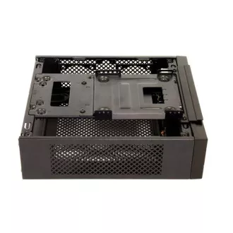 CHIEFTEC skriňa Compact Series/mini ITX, IX-03B, Black, Alu, 85W zdroj CDP-085ITX