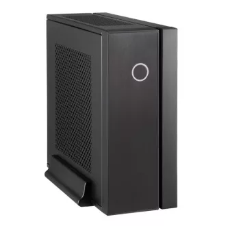 CHIEFTEC skriňa Compact Series/mini ITX, IX-03B, Black, Alu, 85W zdroj CDP-085ITX