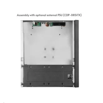 CHIEFTEC skriňa Compact Series/mini ITX, IX-06B-OP, Black, bez zdroja