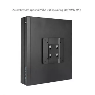 CHIEFTEC skriňa Compact Series/mini ITX, IX-06B-OP, Black, bez zdroja
