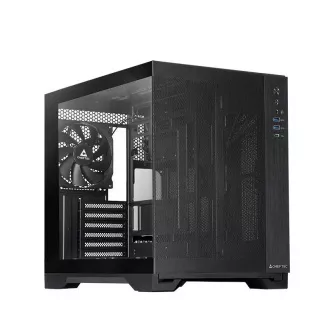 CHIEFTEC skriňa VISIO AIR, ATX, 1x USB-C 3.2, 2x USB 3.0, 3x 140mm Fan, čierna