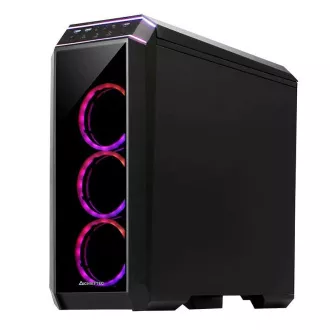 CHIEFTEC skriňa STALLION II, ATX, 1x USB-C 3.2, 2x USB 3.1, 1x USB 2.0, 4x 120mm RGB Fan, čierna