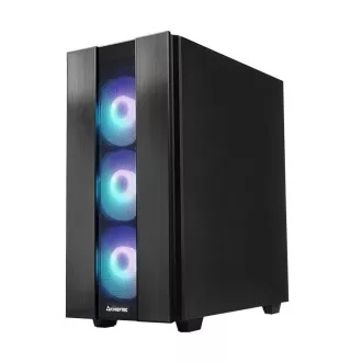 CHIEFTEC skriňa HUNTER 2, ATX, 1x USB-C, 1x USB 3.1, 4x 120mm ARGB Fan, ARGB Hub, čierna CHIEFTEC skriňa HUNTER 2, ATX, 1x USB-C, 1x USB 3.1, 4x 120mm ARGB Fan, ARGB Hub, čierna