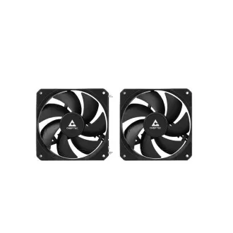 CHIEFTEC vodné chladenie CPU Iceberg 240 Dark, 2x120mm, ARGB vodný blok, LGA1851, AM5, čierna