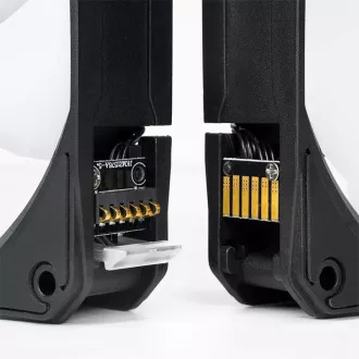 CHIEFTEC vodné chladenie CPU Iceberg 240, 2x120mm ARGB, ARGB vodný blok, LGA1851, AM5, čierna